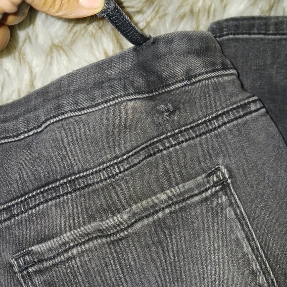 Vera Wang Gray Skinny Jeans sz 16 - Picture 6 of 12